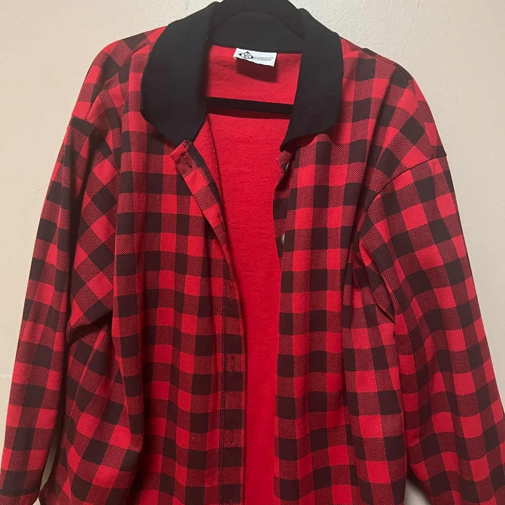 Vintage ys casuals flannel jacket
